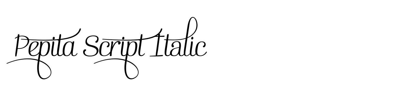 Pepita Script Italic image